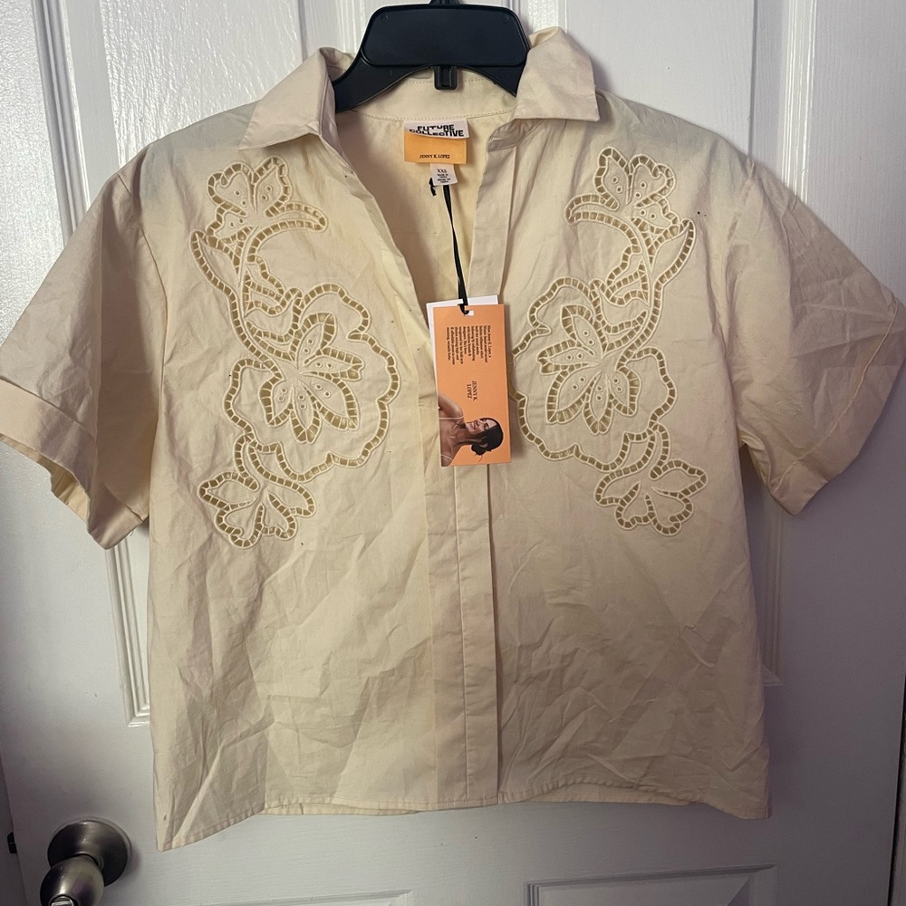 Cream Blouse
